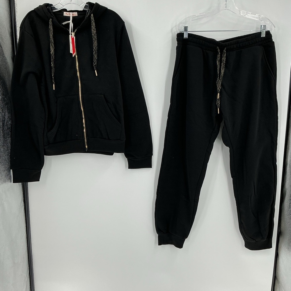 Red marine sweatsuit. Jacket and pants size 2X